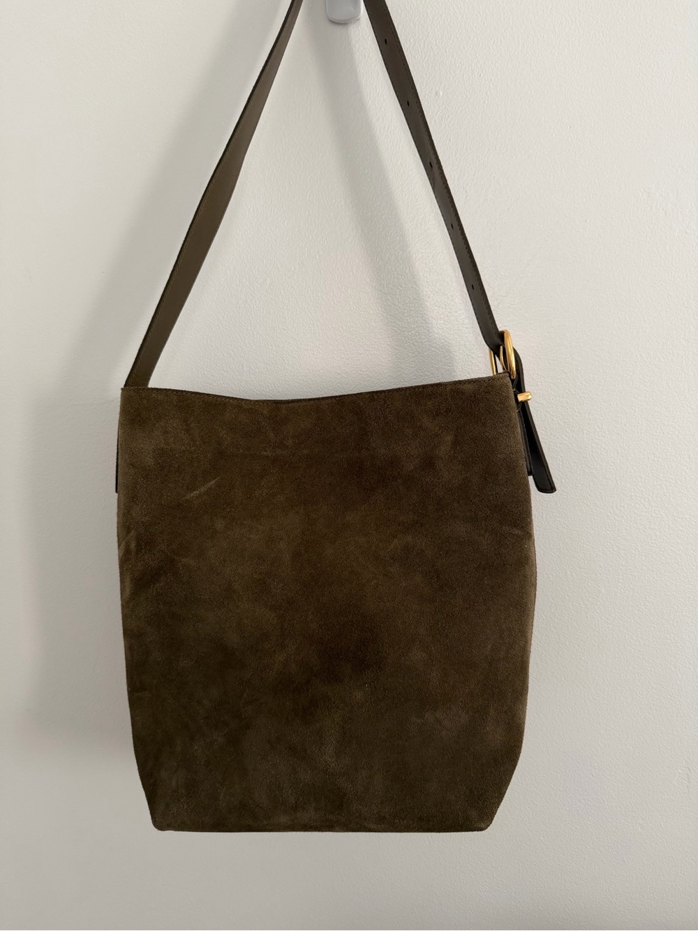 Madewell Dark Brown Suede Shoulder Bag